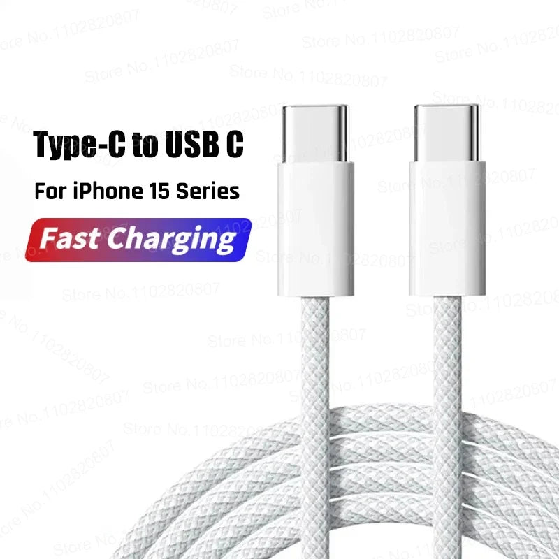 35W USB Cable Connect CarPlay Exclusive For Apple iPhone 16 15 Pro Max Plus USB to Type-C Fast Charging Cables Type-C Data Line