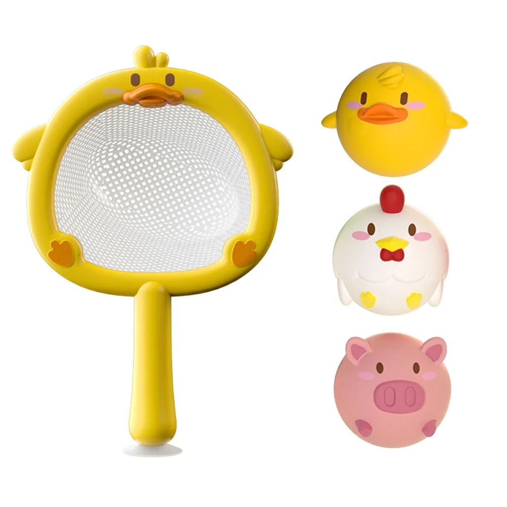 Baby LED Light Up Bath Toy – Soft Rubber Floating Duck for Kids