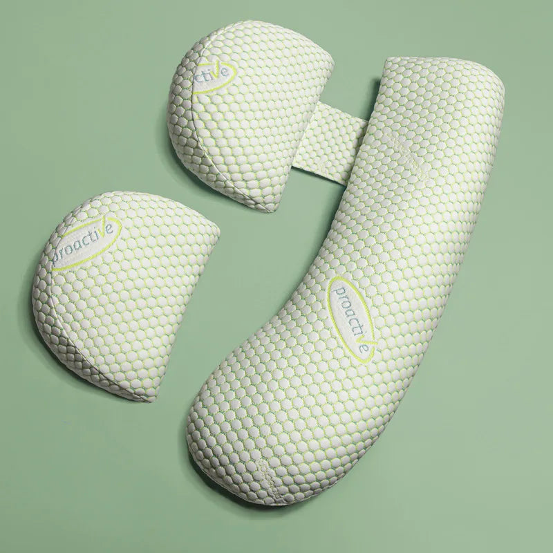 Pregnancy Pillow - Soft U-Shaped Lumbar Side Sleeper Cushion for Pregnant Women Maternity Tummy Support Pad
