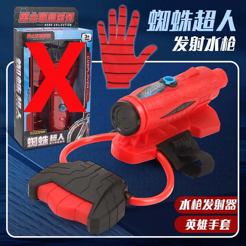 Superhero Figure Glove Water Launcher Set – Kids Outdoor Water Fight Toy