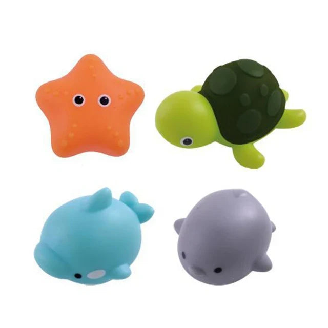 Baby LED Light Up Bath Toy – Soft Rubber Floating Duck for Kids