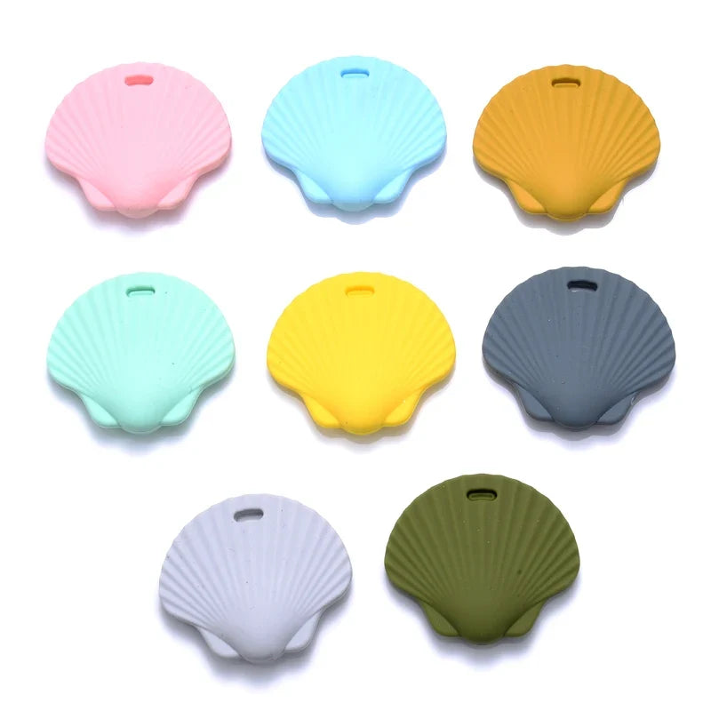 1-Pack Beech Wood Baby Teether - Wooden Animal Ring Nursing Pendant Rattle Chew Toy Rabbit Owl