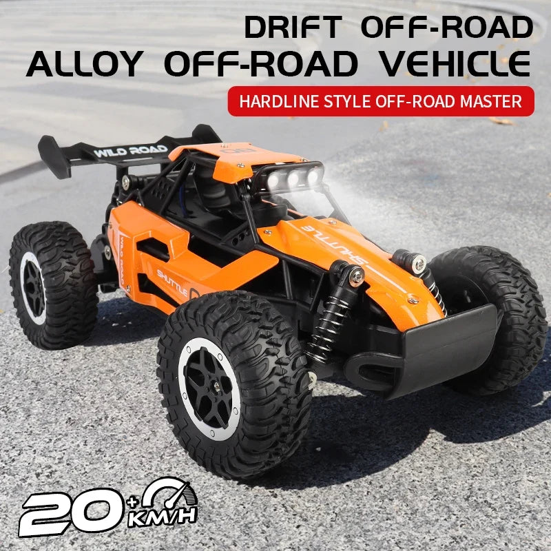 ZWN 1:16/1:20 RC Car with LED Light and 2WD Off-Road Climbing Remote Control