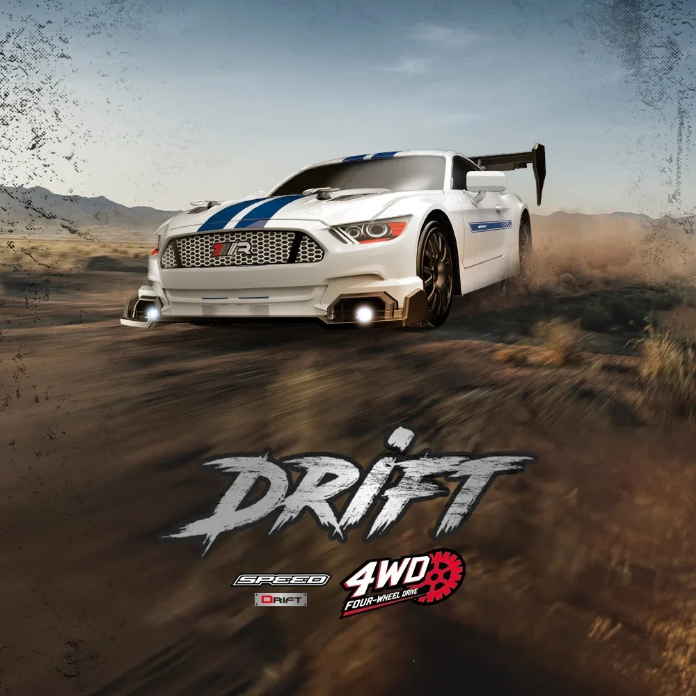 Oike 1:24 Remote Control Drift RC Car with 4WD and 2.4G Radio Control