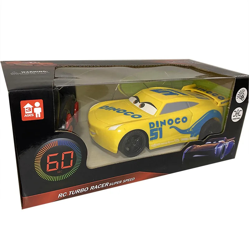 Pixar Cars 3 Race Car Cartoon Superhero Electric Remote Control Car Toy
