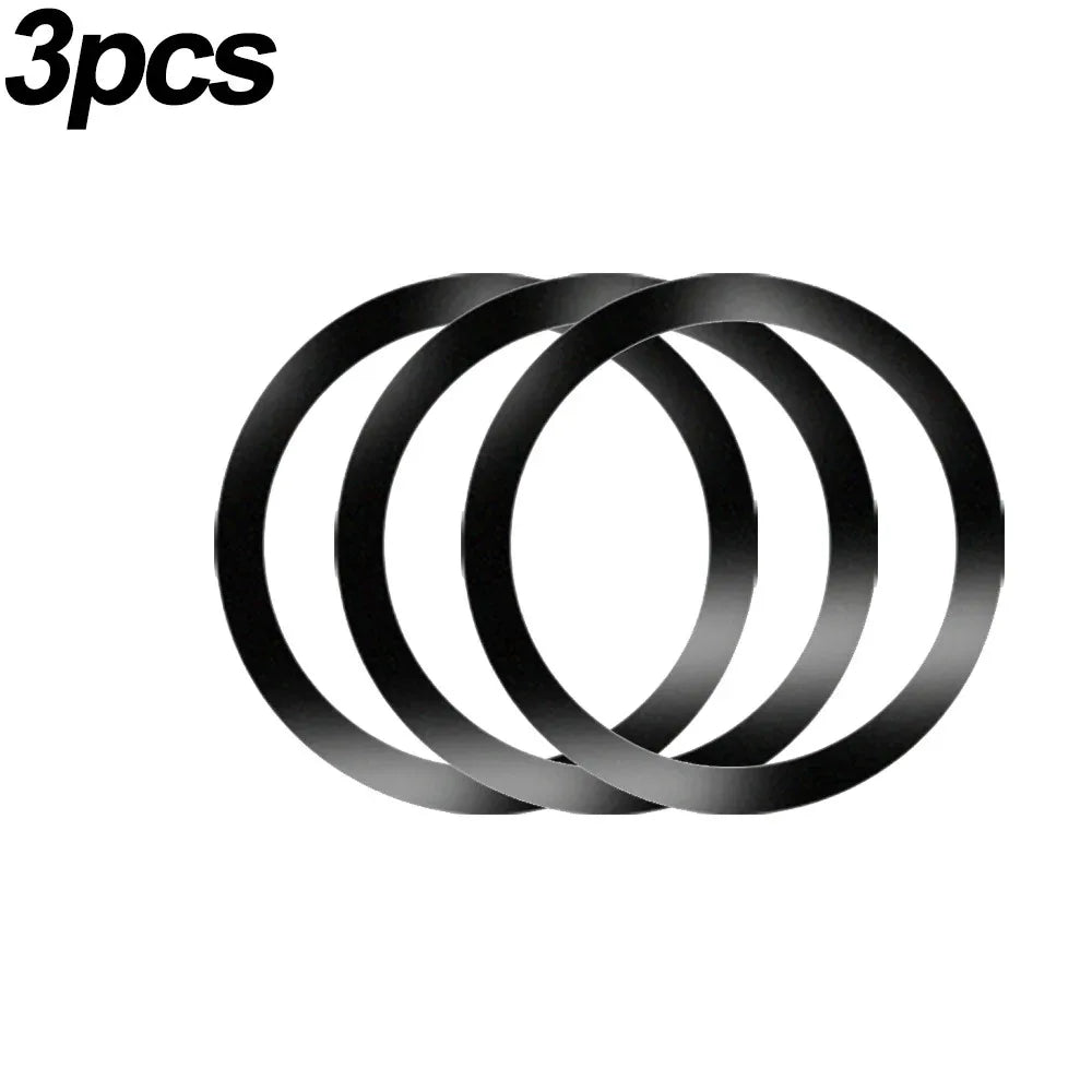 2024 Stainless Steel Universal Magnetic Metal Plate Ring For Magsafe Wireless Charger Iron Sheet Sticker Magnet Car Phone Holder
