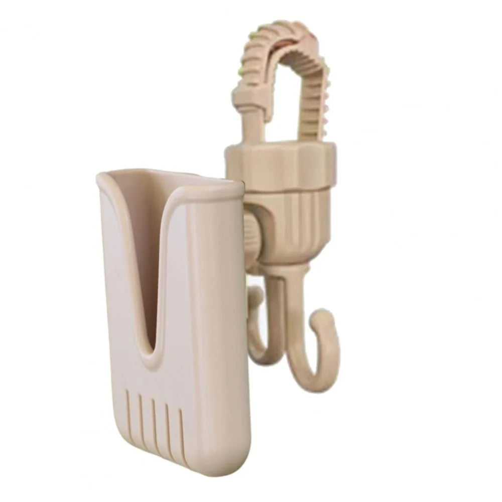 2-in-1 Baby Stroller Hooks Rotatable Stable Bicycle Hanging Double Hook Phone Support Detachable Adjustable Shopping Pram Hook