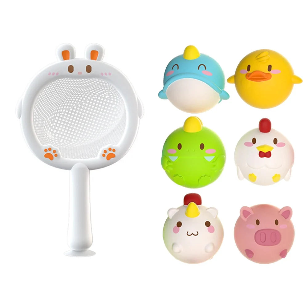 Baby LED Light Up Bath Toy – Soft Rubber Floating Duck for Kids
