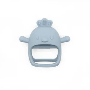 1Pcs Baby Teether Gloves - Cartoon Chick Shape Silicone Teether Toy, Dental Care for Gums, Anti-Eating Hand Molar, Baby Accessory