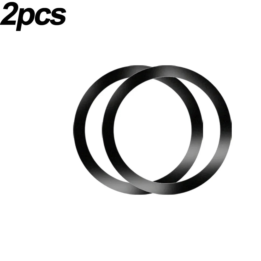 2024 Stainless Steel Universal Magnetic Metal Plate Ring For Magsafe Wireless Charger Iron Sheet Sticker Magnet Car Phone Holder