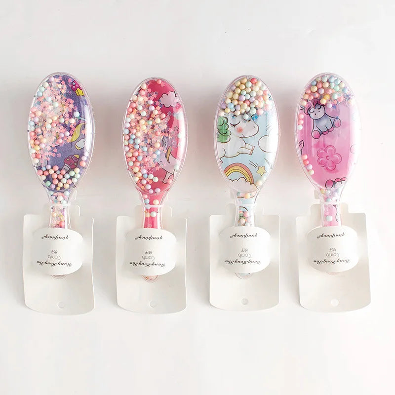 1pc Frozen Air Cushion Hair Comb - Cartoon Mouse Cartoon Mouse Sofia Ice Princess Anna Princess Massage Comb for Girls - Perfect Gift
