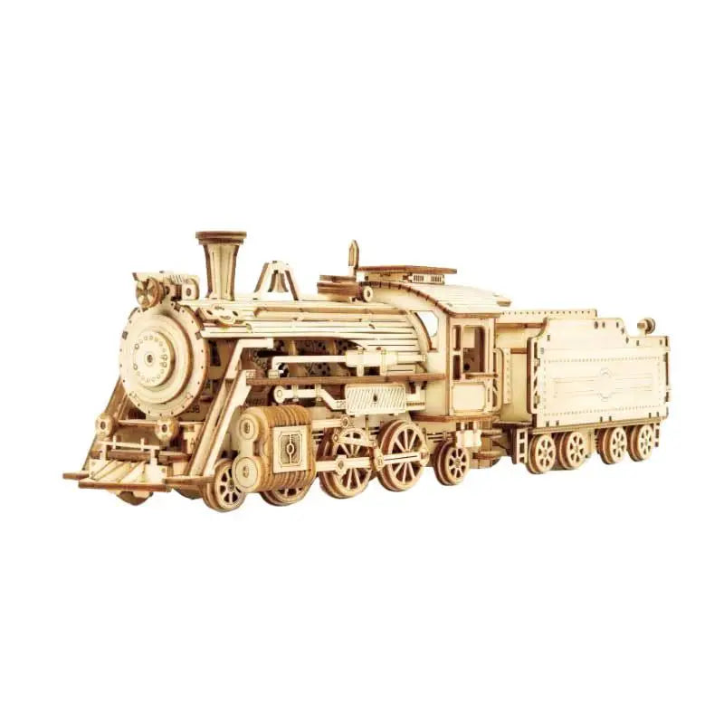 3D Wooden Airship Mechanical Model Kit - DIY Adult Puzzle, No-Glue Steampunk Home Decor & Gift