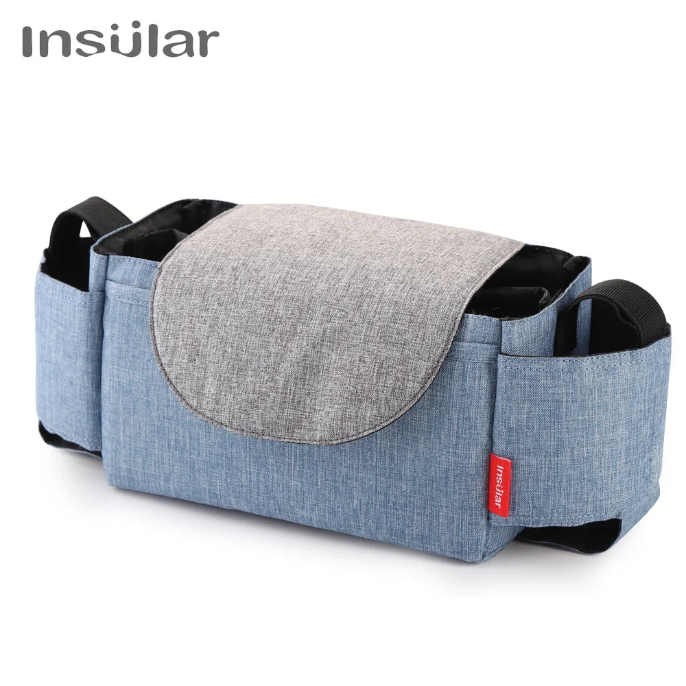Insular Diaper Bag – Baby Bottle Insulated Storage Bag, Mummy Organizer for Baby Essentials, Stroller Accessories for Baby Care