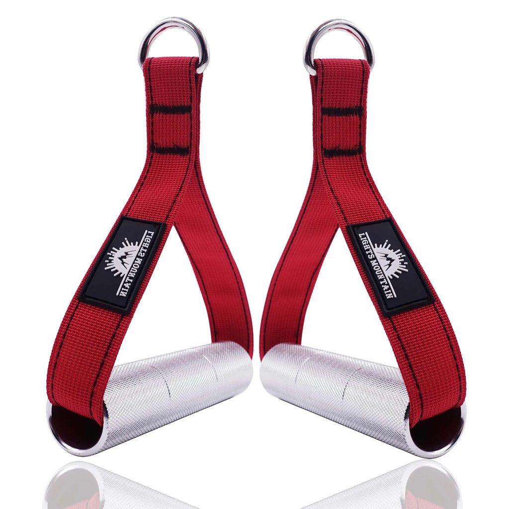Home Workout Essentials: Dual-Webbing Resistance Band Handles