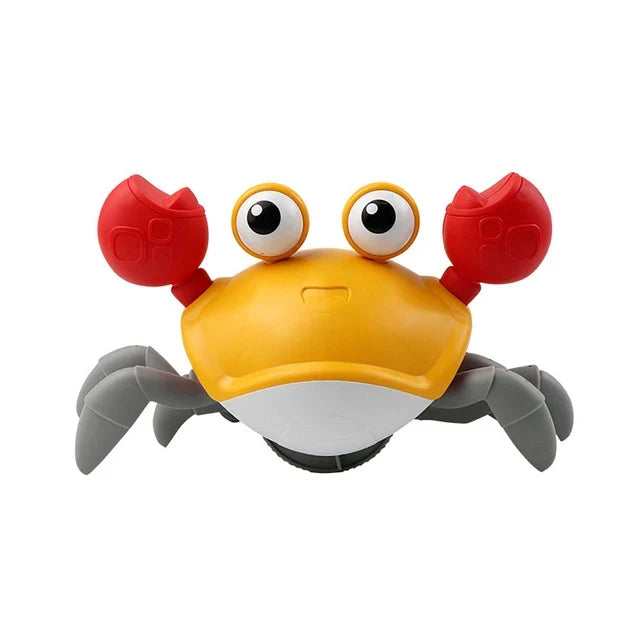 Baby Bath Tub Water Play Crab Toy with Clockwork and Pull String for Kids Learning to Walk