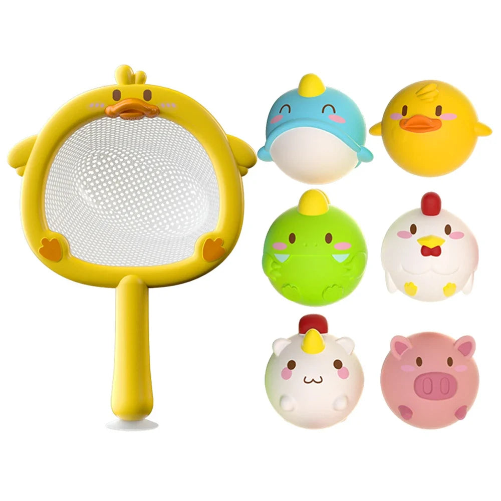 Baby LED Light Up Bath Toy – Soft Rubber Floating Duck for Kids