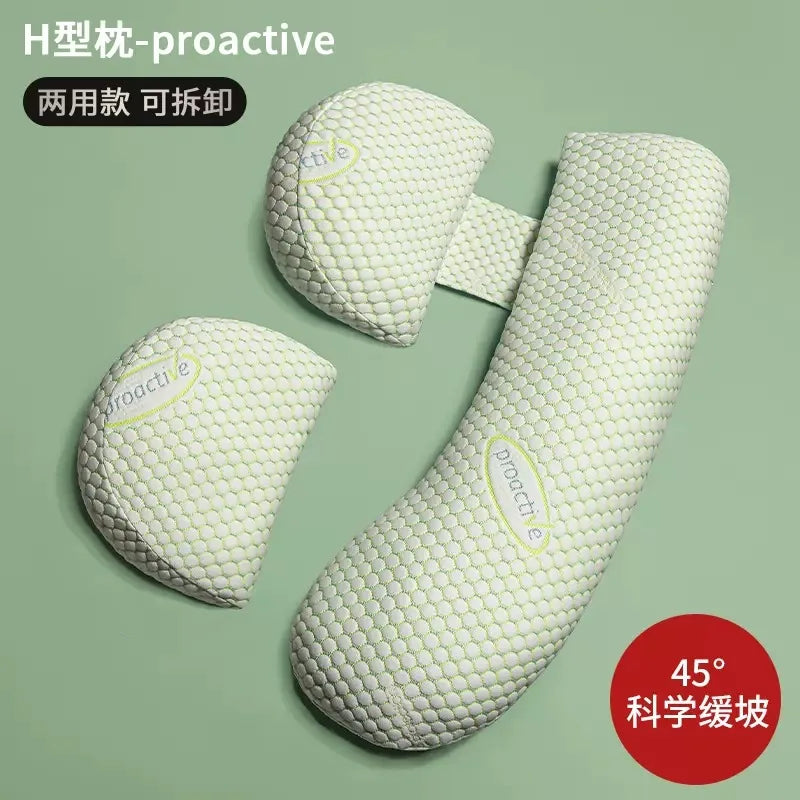 Pregnancy Pillow - Soft U-Shaped Lumbar Side Sleeper Cushion for Pregnant Women Maternity Tummy Support Pad