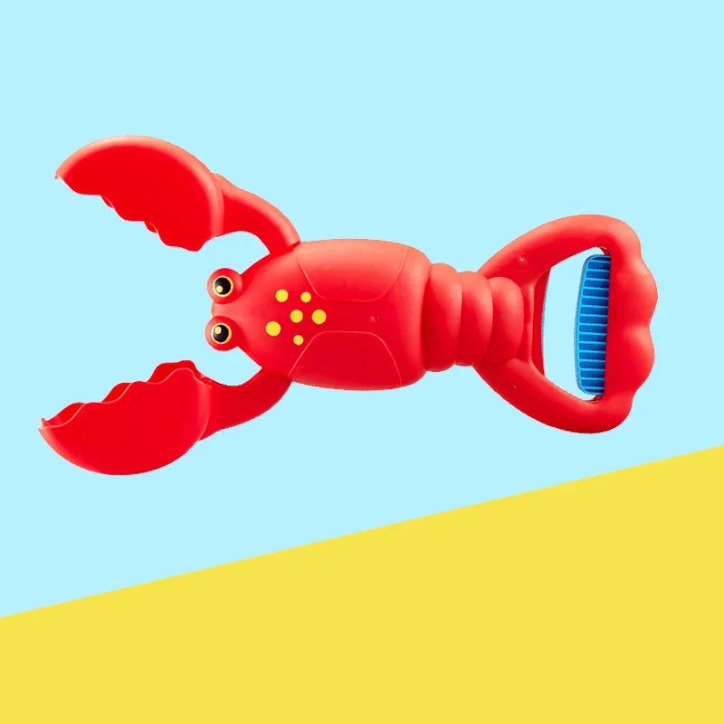 Baby Bath & Beach Toy Lobster Claw Grabber — Colorful Sand Play For Pools & Outdoors