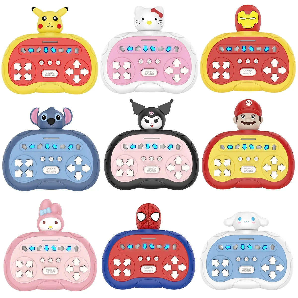 2026 New Superhero Quick Push Game – Pop Up Fidget Bubble Electronic Pop It Pro, Anti-Stress Toy for Adults and Kids, Fun Gift