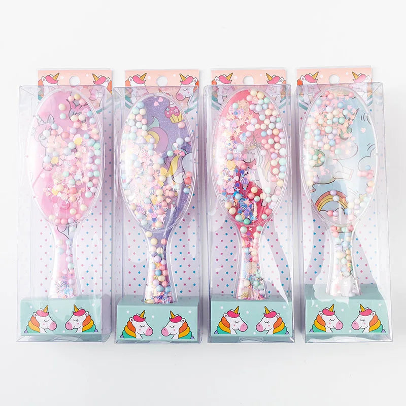 1pc Frozen Air Cushion Hair Comb - Cartoon Mouse Cartoon Mouse Sofia Ice Princess Anna Princess Massage Comb for Girls - Perfect Gift