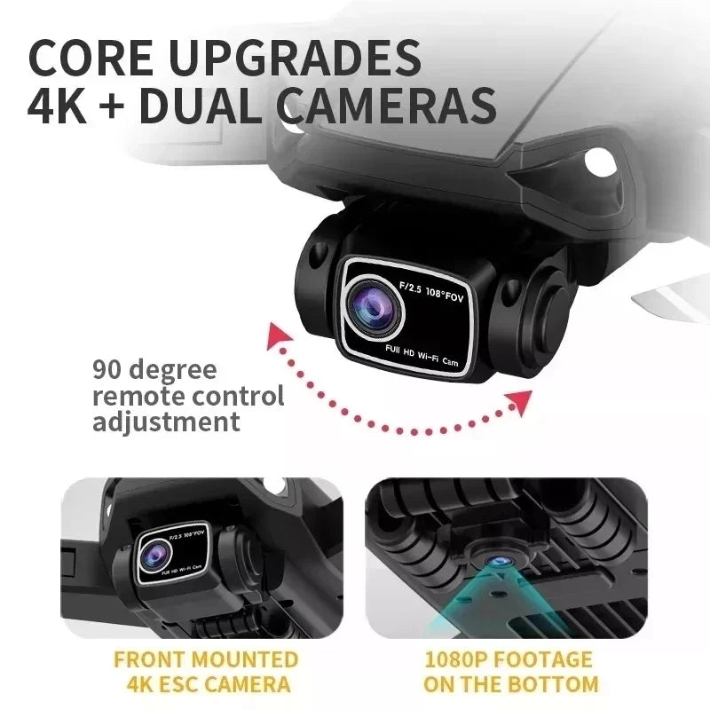 L900 Pro SE Max GPS Drone – 4K Dual HD Camera 5G WiFi FPV Quadcopter with Obstacle Avoidance