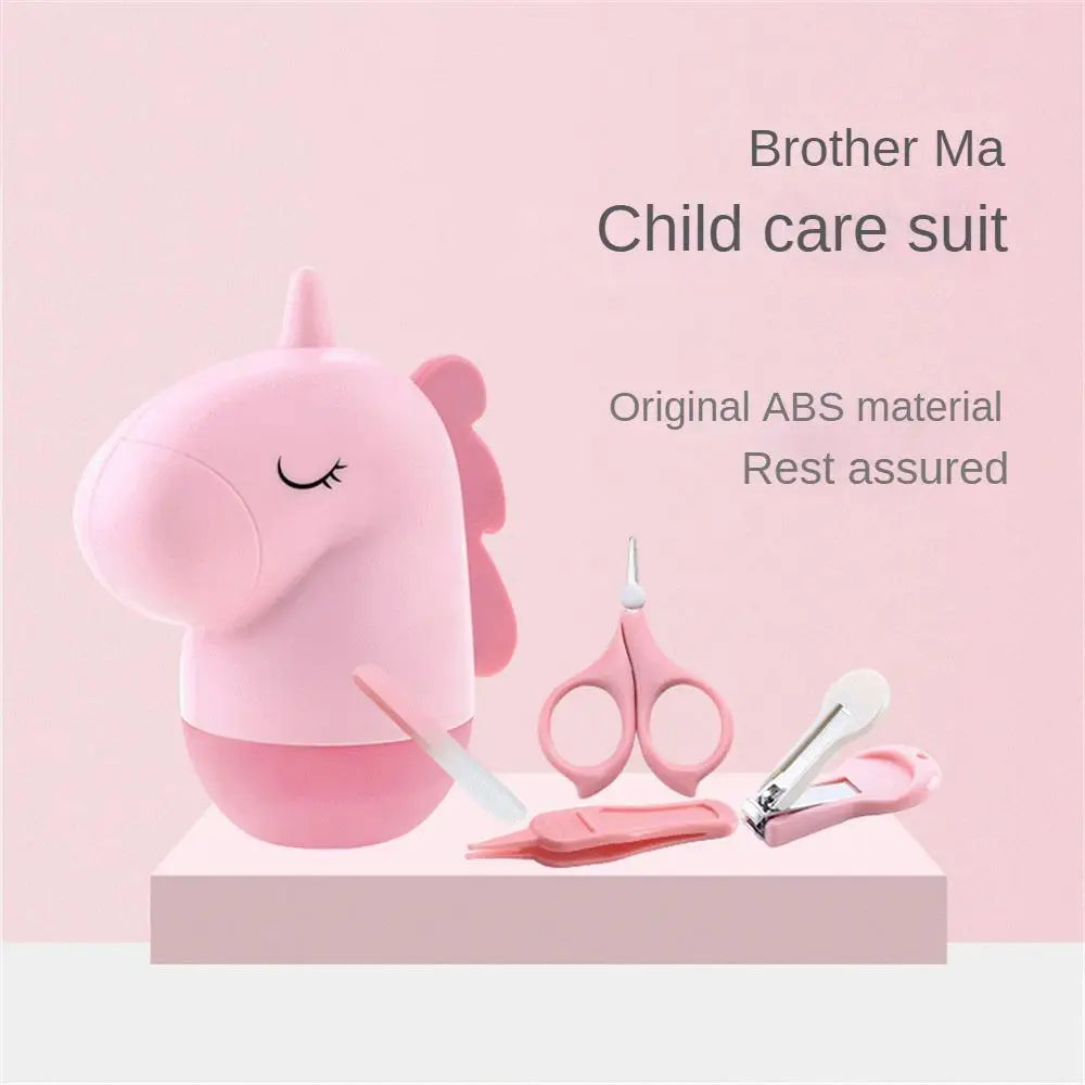 4PCS Baby Nail Care Set – Safe Nail Clipper, Trimmer Cutter, Tweezers, and Tools, Newborn Baby Care Gift