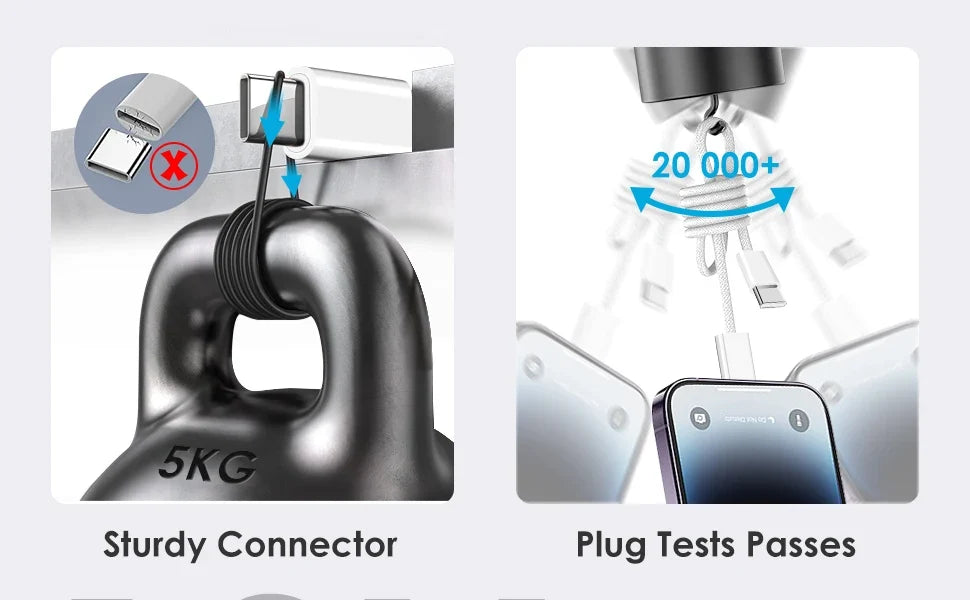 2/5 PCS USB-C to Lightning Car Fast Charging Cable For iPhone 14 13 12 11 Pro Max