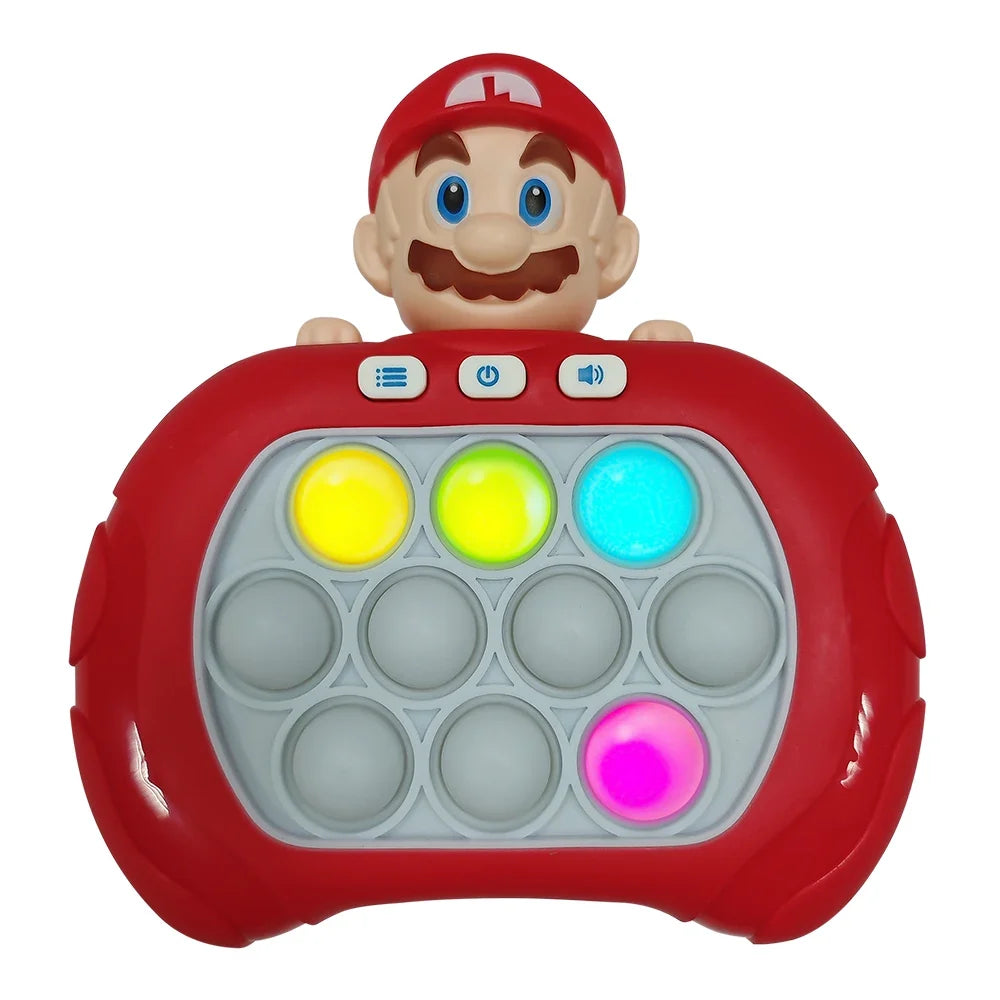 2026 New Superhero Quick Push Game – Pop Up Fidget Bubble Electronic Pop It Pro, Anti-Stress Toy for Adults and Kids, Fun Gift