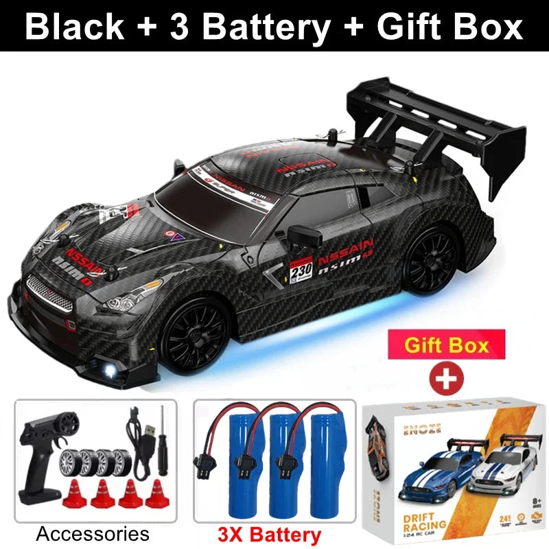 Oike 1:24 Remote Control Drift RC Car with 4WD and 2.4G Radio Control