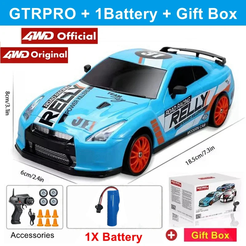 2.4G High-Speed Drift RC Car 4WD AE86 Model Remote Control Racing Toy
