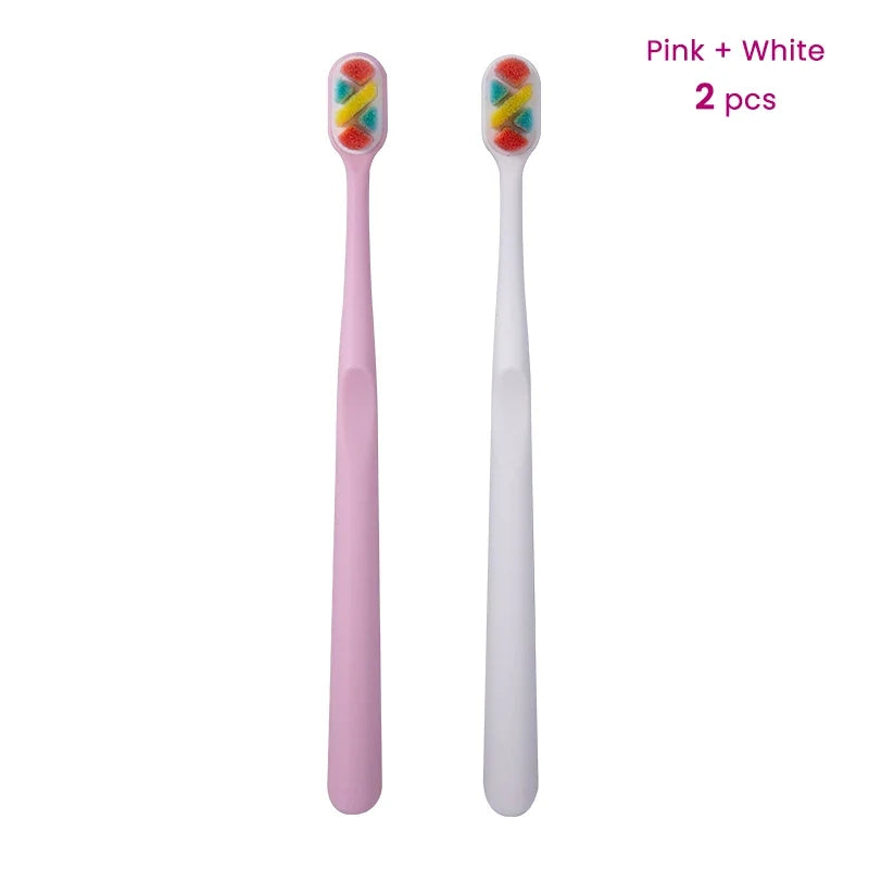 10,000 Bristles Toothbrush, Soft Bristles, Individually Packaged, Household Small Head, Ultra-fine Soft, For Pregnant Women, Adults, Couples