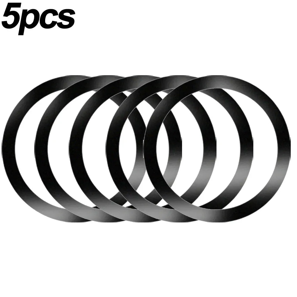 2024 Stainless Steel Universal Magnetic Metal Plate Ring For Magsafe Wireless Charger Iron Sheet Sticker Magnet Car Phone Holder