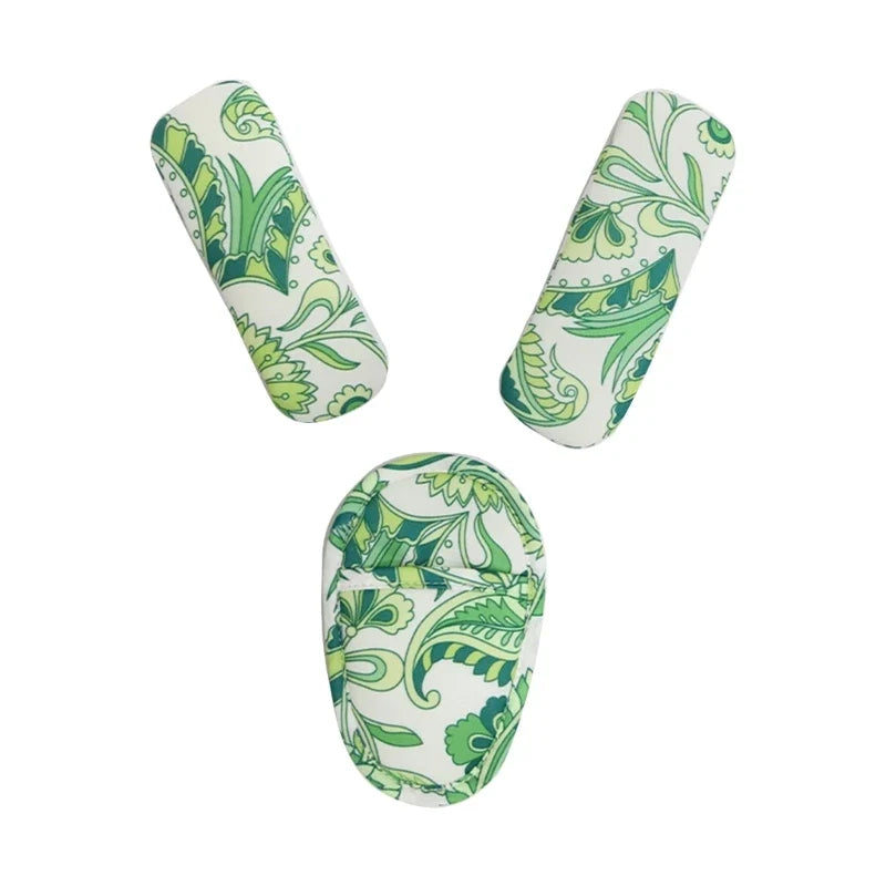 Adjustable 3-Piece Baby Car Seat Belt Cushion Set Stroller Shoulder Strap Covers & Crotch Pad