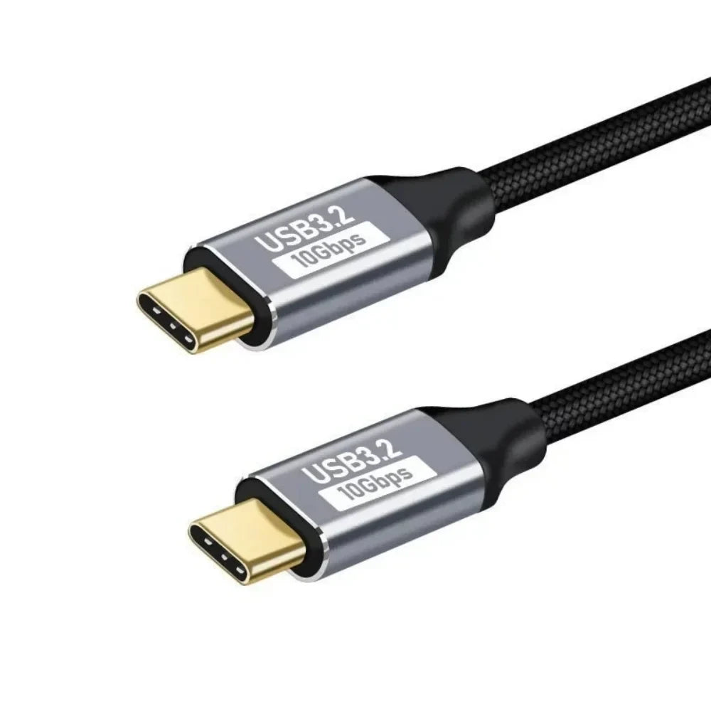 100W PD Fast Charging Cable 5A Type USB C 3.1 Gen 2 Male to Female Extension Cord 90 Angle 10Gbps USB C Extender Data Cables