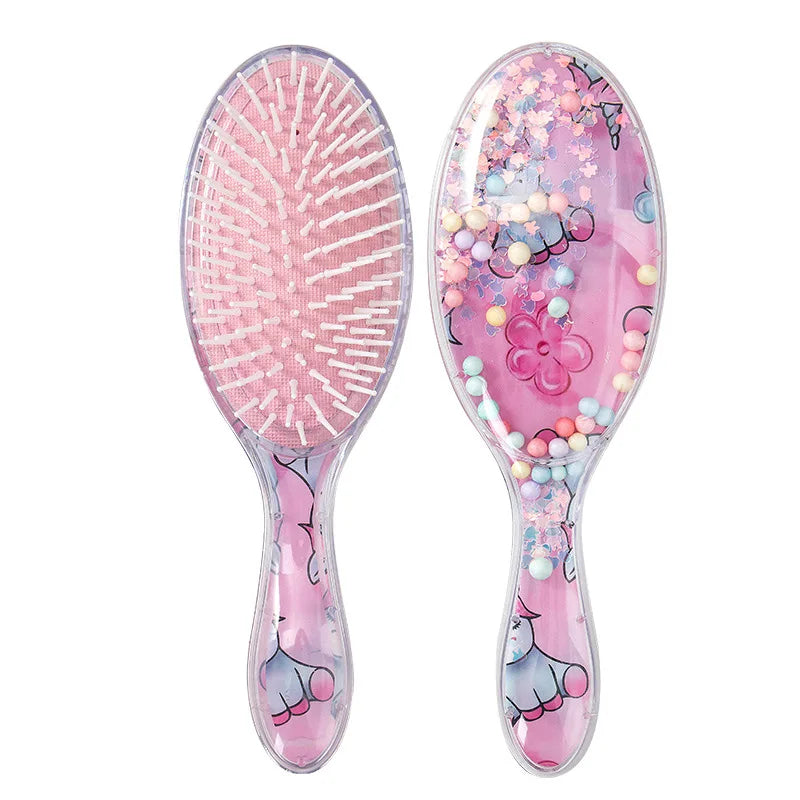 1pc Frozen Air Cushion Hair Comb - Cartoon Mouse Cartoon Mouse Sofia Ice Princess Anna Princess Massage Comb for Girls - Perfect Gift