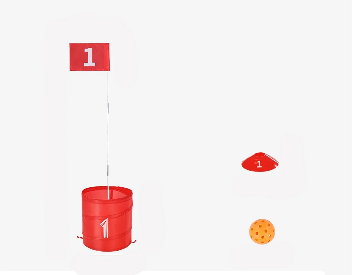 Portable Bucket Golf Game: Outdoor Backyard Chipping Set