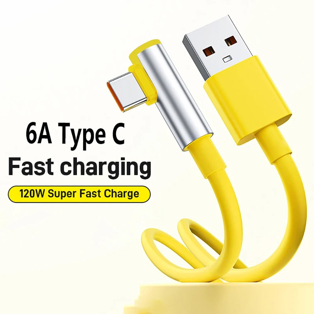 120W 6A USB Super Fast Charging Cable Type C for Xiaomi Mi 12 11 Redmi Note 10 13 POCO X5 X4 Pro USB C Charger Adapter Cord