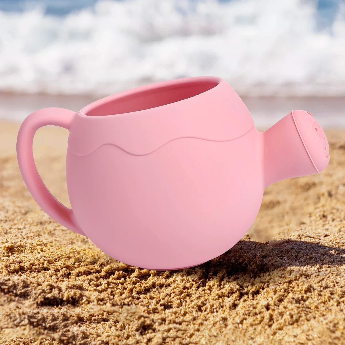 Cartoon Silicone Sprinkler Watering Can Toy for Kids Garden and Bath Play