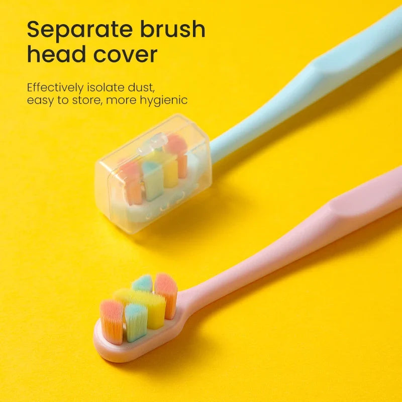 10,000 Bristles Toothbrush, Soft Bristles, Individually Packaged, Household Small Head, Ultra-fine Soft, For Pregnant Women, Adults, Couples