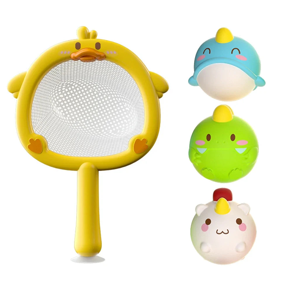 Baby LED Light Up Bath Toy – Soft Rubber Floating Duck for Kids