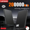 Lenovo 500000mAh Magnetic Wireless Power Bank Ultra Thin Portable CCC Certified Super Fast Charging LED Display Pack for MagSafe