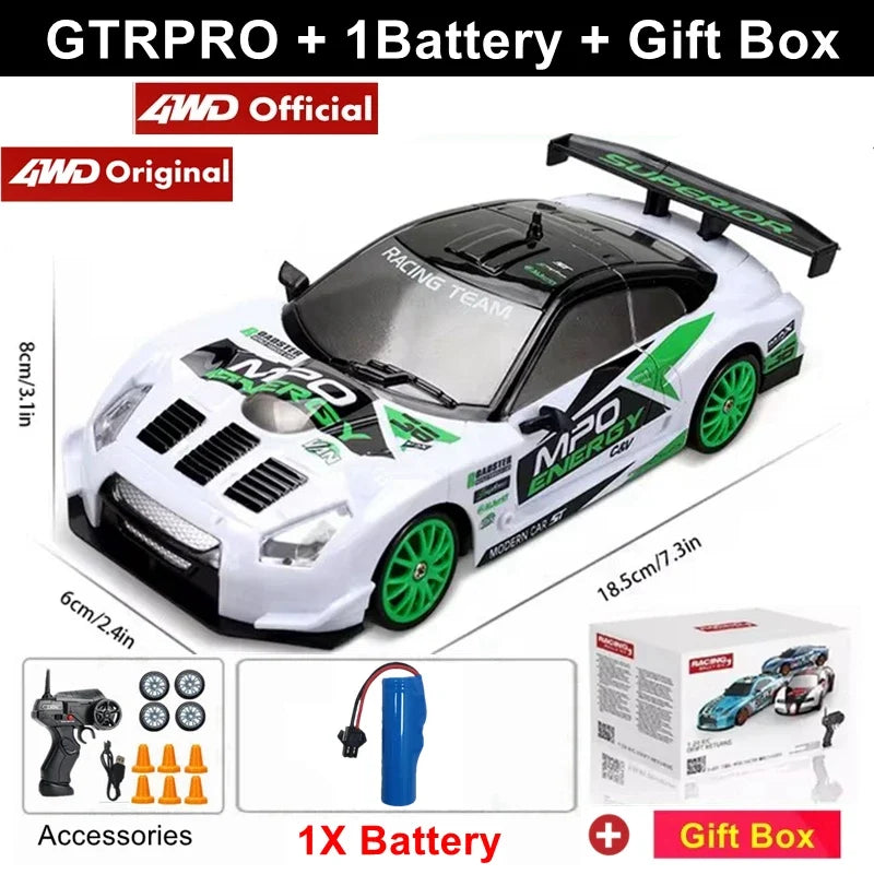 2.4G High-Speed Drift RC Car 4WD AE86 Model Remote Control Racing Toy