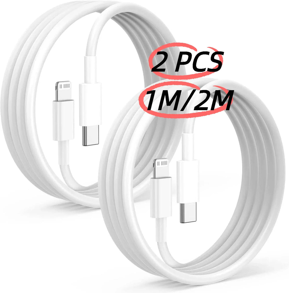 2/5 PCS USB-C to Lightning Car Fast Charging Cable For iPhone 14 13 12 11 Pro Max