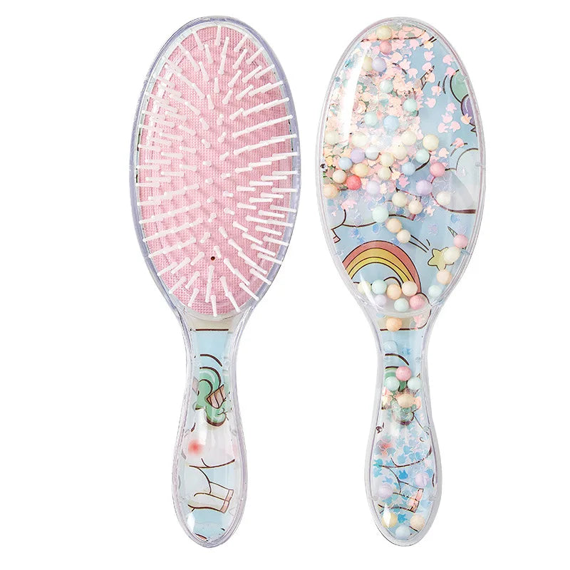1pc Frozen Air Cushion Hair Comb - Cartoon Mouse Cartoon Mouse Sofia Ice Princess Anna Princess Massage Comb for Girls - Perfect Gift
