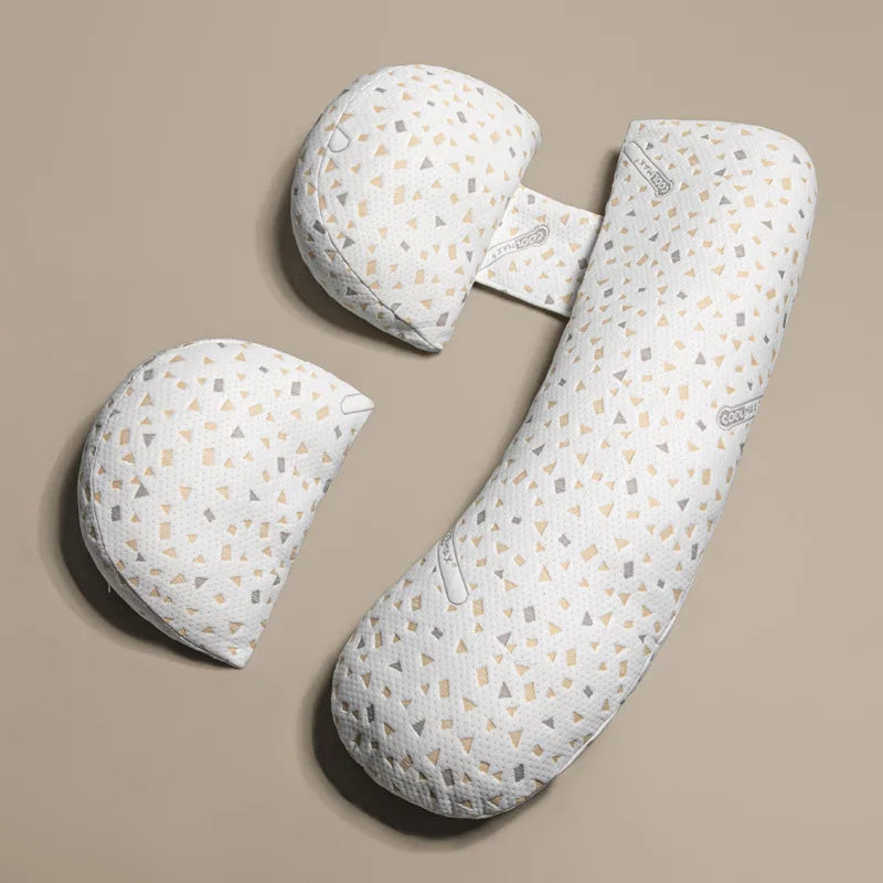 Pregnancy Pillow - Soft U-Shaped Lumbar Side Sleeper Cushion for Pregnant Women Maternity Tummy Support Pad