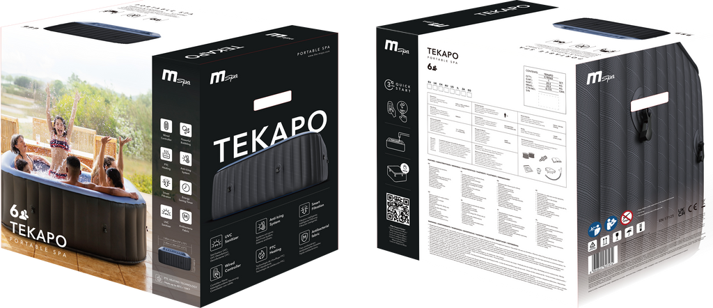 MSPA Tekapo Inflatable Hot Tub & Spa — Seats up to 6