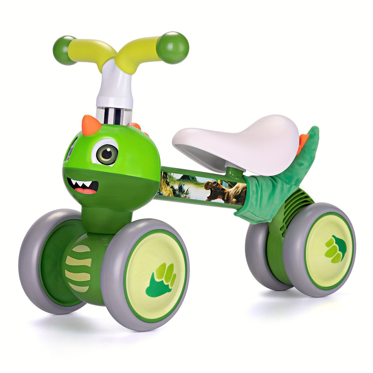 Toddler Balance Bike (Ages 10–36 Months) – No-Pedal Ride-On for Boys & Girls, EVA Wheels, Green