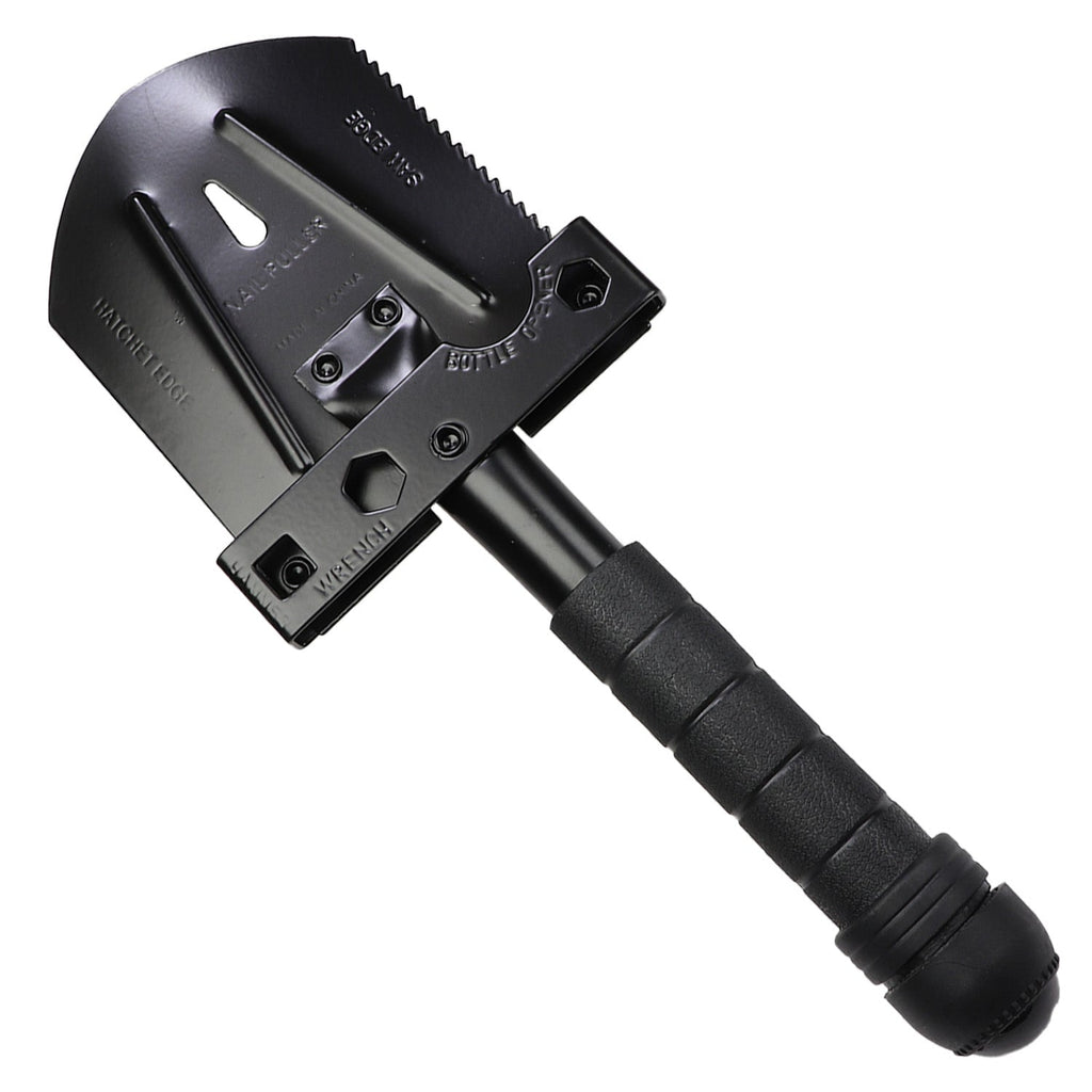 Compact Multi-Function Survival Shovel | Folding Tool with Compass & Survival Kit