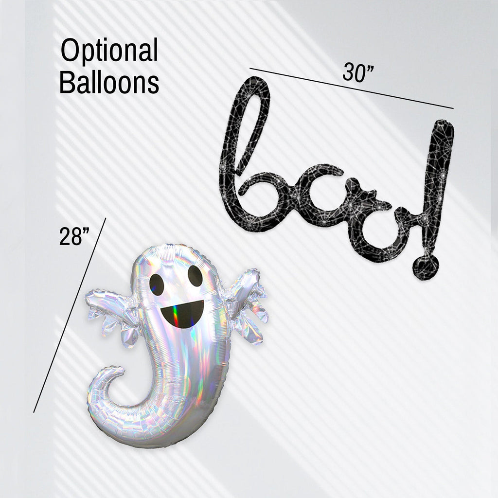 Classic Halloween Balloon Garland Kit– Black, Orange, Ghost & Bats