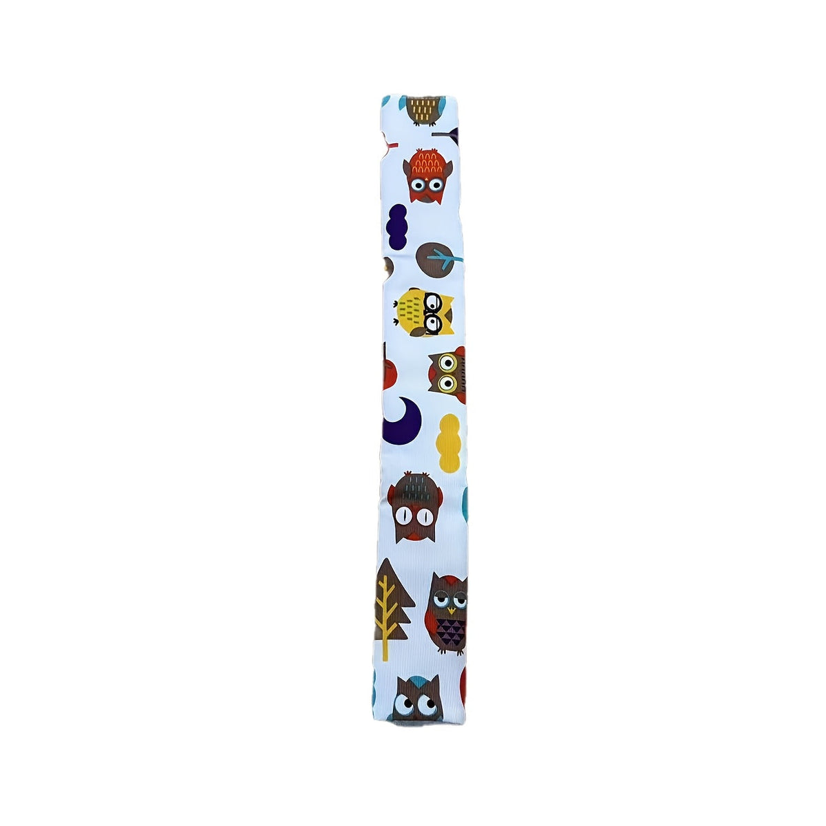Cute Owl Stroller Handle Cover – 1-Pack Polyester Handle Protector, Scratch-Resistant & Hand Washable for Strollers, Prams & Carriages